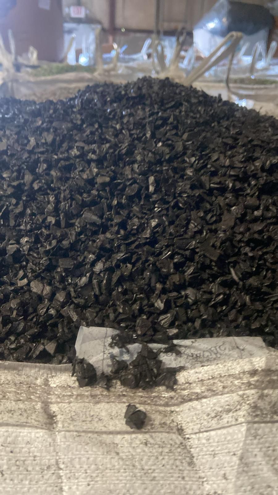 Shredded HDPE Black Pipe image 2