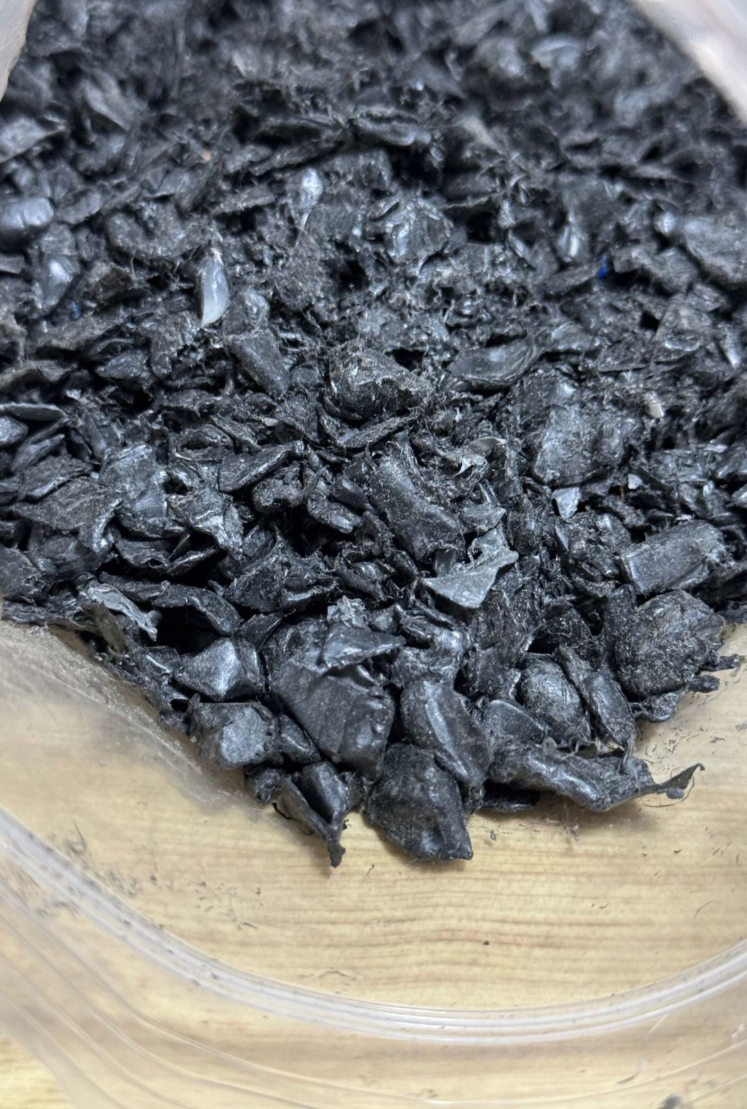 Shredded HDPE Black Pipe
